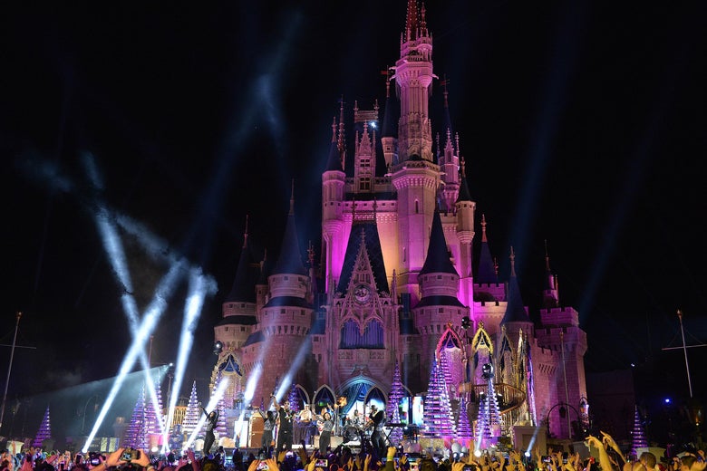 The man is no longer welcome at Disney World.